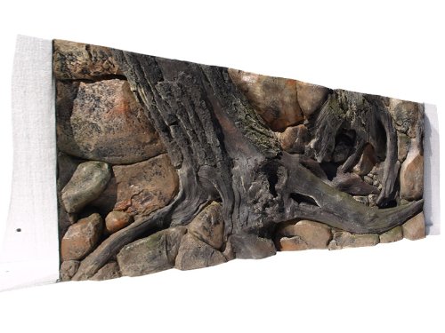 Robizoo Rückwand zum Aquarium und Terrarium 3D Amazonas 120x60 +_ABCD+